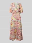 ADLYSH Cocktailkleid im Stufen-Look in Kirsche, Größe XS