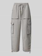 The Hundreds Cargohose mit Label-Detail Modell 'Guide' in Hellgrau, Gr...