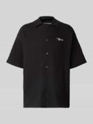 Pegador Relaxed Fit Freizeithemd mit Strukturmuster Modell 'Jovren' in...