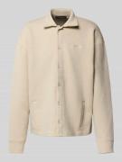 Pegador Relaxed Fit Hemdjacke mit Eingrifftaschen Modell 'Tate' in Bei...