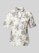 Zadig & Voltaire Slim Fit Bluse mit Stehkragen Modell 'TOPHER' in Beig...