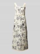 Zadig & Voltaire Midikleid mit Häkelspitze Modell 'RENAID' in Beige, G...