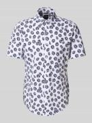 BOSS Slim Fit Freizeithemd mit Kentkragen Modell 'ROAN' in Marine, Grö...