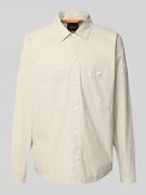 BOSS Orange Regular Fit Hemdjacke mit Brusttaschen Modell 'Locky' in S...