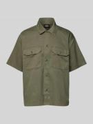 Dickies Freizeithemd mit Knopfleiste in Oliv, Größe M