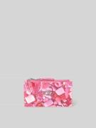 Diesel Kartenetui aus Leder-Mix in Pink, Größe 1