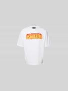 Dsquared2 T-Shirt mit Label-Print in Weiss, Größe S