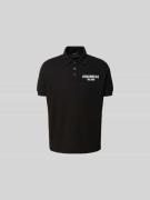 Dsquared2 Regular Fit Poloshirt aus Baumwolle in Black, Größe S