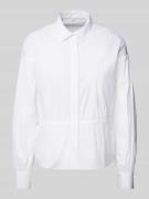 ETERNA Regular Fit Hemdbluse mit Ballonärmeln in Weiss, Größe 44