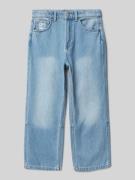 KARL KANI Relaxed Fit Jeans im 5-Pocket-Design mit Logo-Stitching in B...