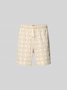 Kenzo Sweatshorts mit elastischem Bund in Sand, Größe S