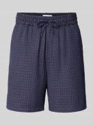 Les Deux Regular Fit Shorts mit Strukturmuster Modell 'Harry' in Marin...