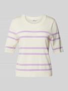 mbyM Strickpullover mit Rundhalsausschnitt Modell 'Carla' in Flieder, ...