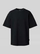 Strellson T-Shirt mit Strukturmuster Modell 'Pico' in Black, Größe S