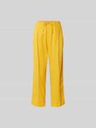 Closed Stoffhose mit Leinen-Anteil in DUNKEL GELB, Größe M