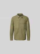 Closed Freizeithemd mit Knopfleiste in Oliv, Größe S