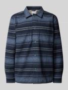 Lindbergh Relaxed Fit Hemdjacke mit aufgesetzten Brusttaschen in Dunke...