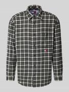 Tommy Jeans Freizeithemd mit Knopfleiste in Black, Größe XS