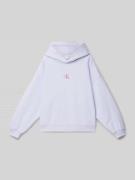 Calvin Klein Jeans Hoodie mit Label-Print in Flieder, Größe 176