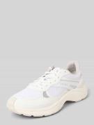 HUGO Sneaker mit Schnürung und Label-Detail in Weiss, Größe 41