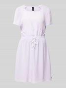 Marc Cain Minikleid mit Tunnelzug in Flieder, Größe 34