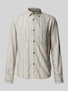 Tom Tailor Denim Relaxed Fit Freizeithemd aus Viskose-Mix mit Leinen i...