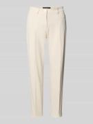 Cambio Slim Fit Stoffhose mit Bügelfalten Modell 'KATHREEN' in Beige, ...