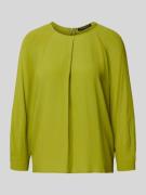 Luisa Cerano Blusenshirt mit Seiden-Anteil in Neon Gruen, Größe 36