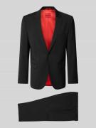 HUGO Super Slim Fit Anzug aus Woll-Mix Modell 'ARTI/HESTEN' in Black, ...