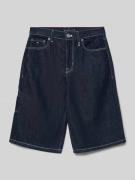 Tommy Hilfiger Teens Baggy Jeansshorts aus Baumwoll-Lyocell-Mix in Dun...