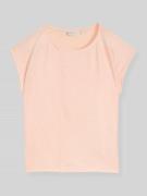 Tom Tailor Denim Relaxed Fit T-Shirt mit Rundhals Ausschnitt in Aprico...