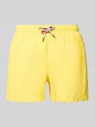 MCNEAL Badehose mit elastischem Bund und Tunnelzug in Neon Gelb, Größe...