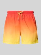 MCNEAL Badehose in Two-Tone-Machart in Rot, Größe L