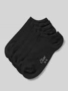 s.Oliver RED LABEL Sneaker-Socken aus Baumwoll-Mix im 5er-Pack in Blac...