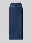 MAX&Co. Midi-Rock aus Denim Modell 'MCLLUGLIO' in Jeansblau, Größe 32