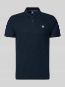 Lerros Regular Fit Poloshirt mit Label-Detail und Knopfleiste in Marin...