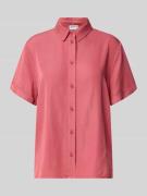 Jake*s Casual Regular Fit Hemdbluse mit 1/2-Arm in Altrosa, Größe 34