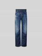 Dsquared2 Straight Fit Jeans im Used-Look in Dunkelblau, Größe 48