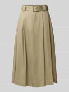 MOS MOSH Faltenrock mit Gürtel Modell 'Koda Billie' in Beige, Größe 34