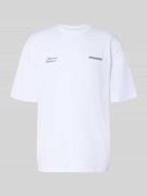 Pegador Oversized T-Shirt mit Label-Detail Modell 'Rochefort' in Weiss...