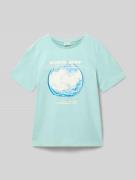 s.Oliver RED LABEL Regular Fit T-Shirt aus reiner Baumwolle in Helltue...