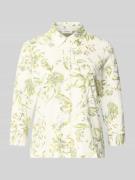 s.Oliver RED LABEL Relaxed Fit Hemdbluse aus Baumwoll-Mix in Weiss, Gr...