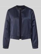 s.Oliver BLACK LABEL Slim Fit Blazer aus Viskose-Mix in Marine, Größe ...