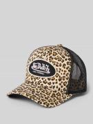 Von Dutch Trucker Cap mit Label-Patch Modell 'Leo' in Camel, Größe 1
