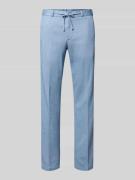 Zuitable Straight Fit Stoffhose mit Bundfalten Modell 'Sparta' in Hell...