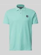 Lerros Regular Fit Poloshirt mit Label-Detail und Knopfleiste in Mint,...