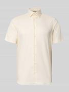 Christian Berg Men Regular Fit Business-Hemd mit Kentkragen in GELB, G...