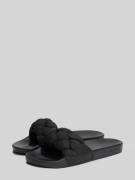 Tommy Hilfiger Badesandale mit geflochtenem Riemen in Black, Größe 36