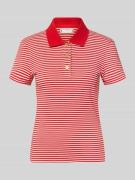 Tommy Hilfiger Slim Fit Poloshirt aus reiner Baumwolle in Rot, Größe L