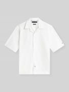Tommy Hilfiger Relaxed Fit Kurzarmhemd aus Seesucker in Offwhite, Größ...